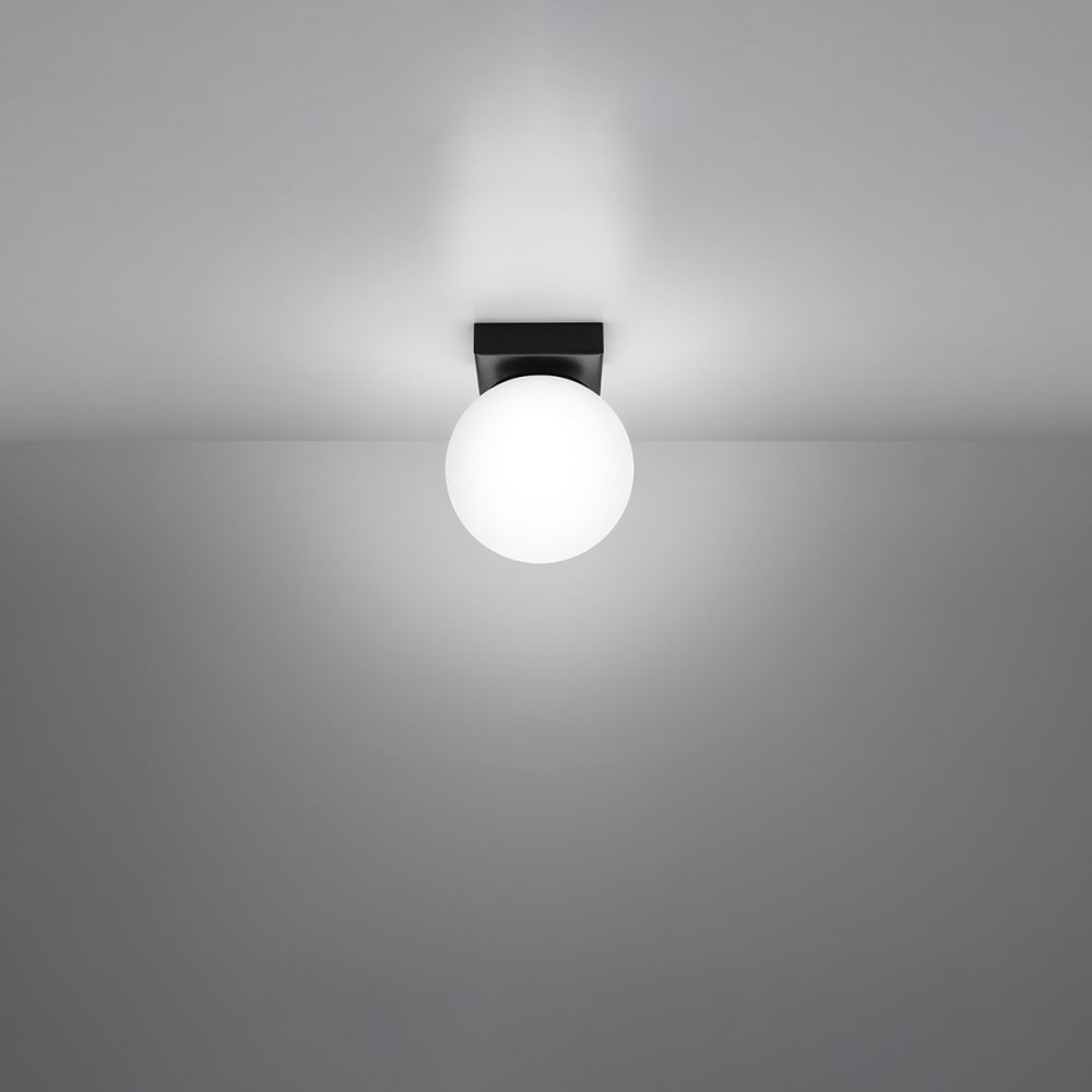Plafonnier Acier Noir G9 1 Yoli — vue 4
