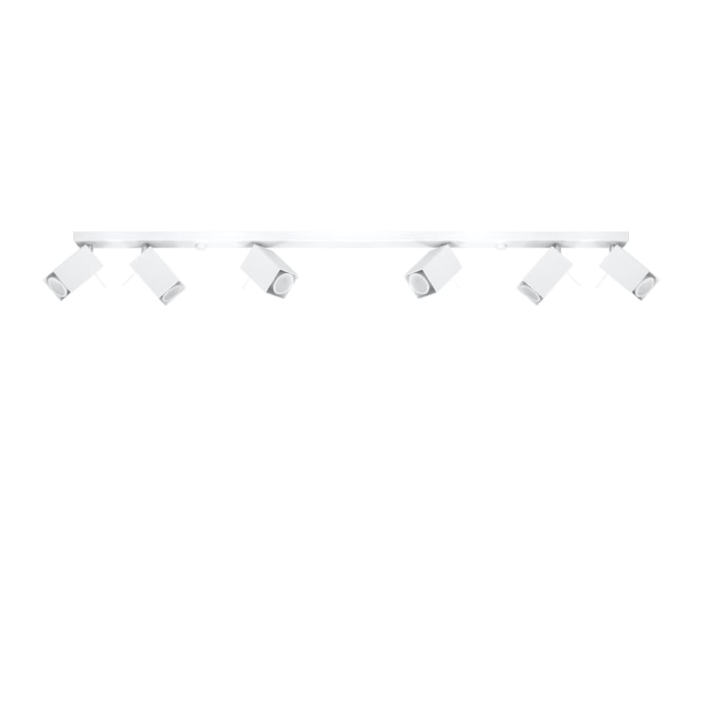 Lámpara de techo blanco acero alt. 16 cm