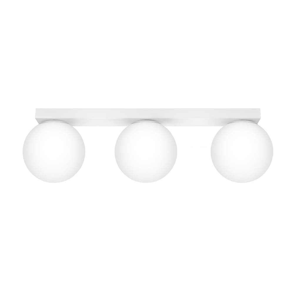 plafonnier Acier Blanc