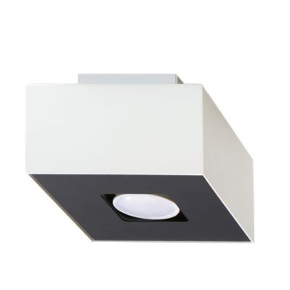 Sollux Lighting Deckenlampen aus Stahl in weiß schwarz style classic chic - Stahl