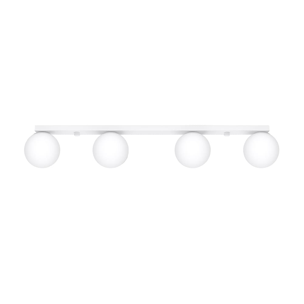 plafonnier Acier Blanc