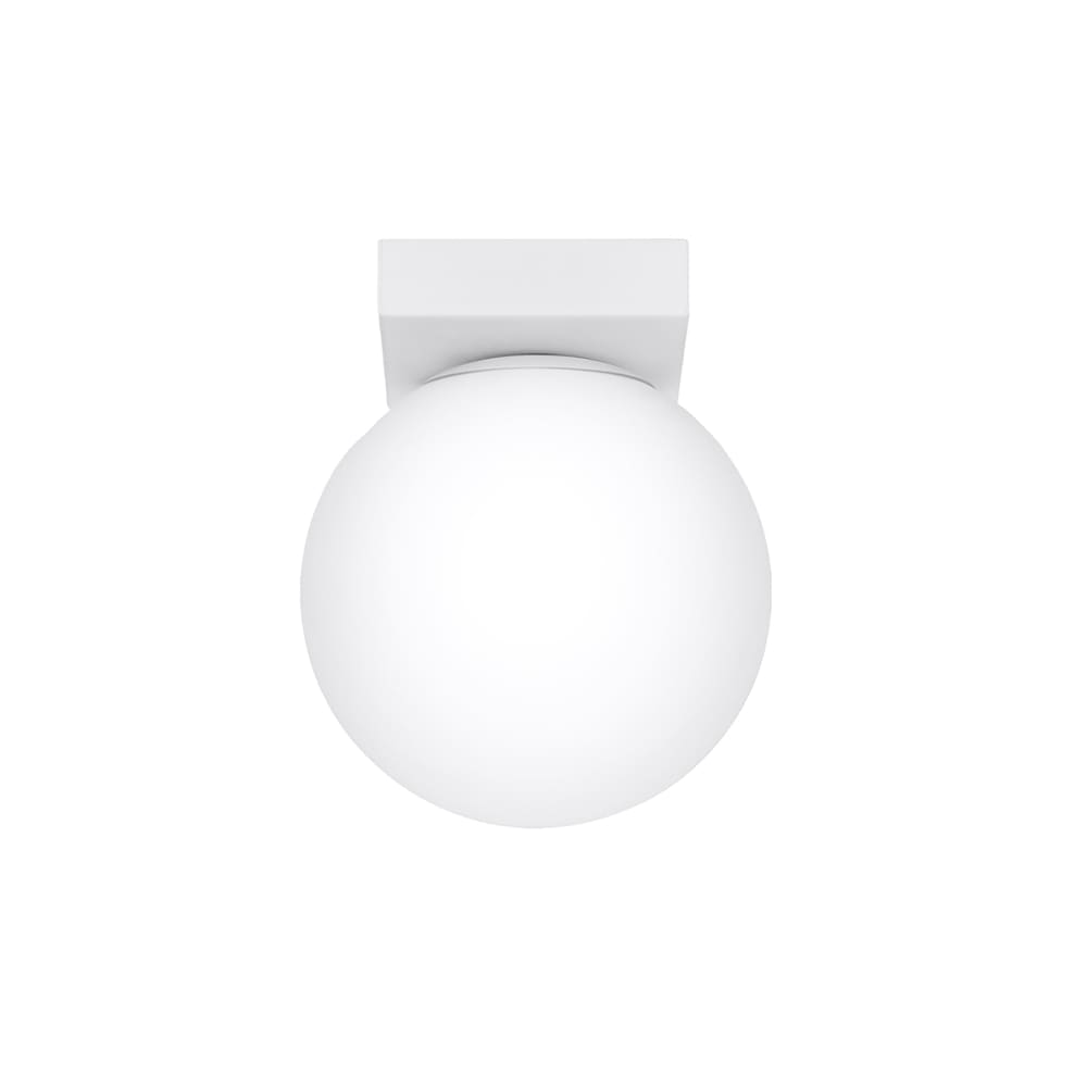 Plafonnier Acier Blanc G9 1 Yoli
