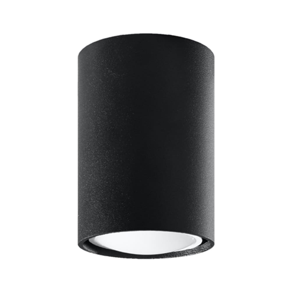 Lampada a soffitto nera acciaio - Modello Classico chic - Acciaio