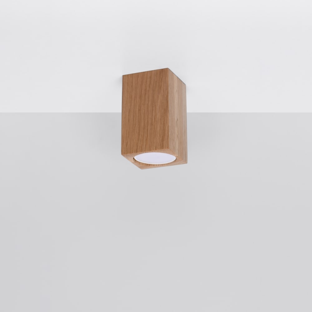 Plafonnier Bois Chêne GU10 1 Keke 10 — vue 3