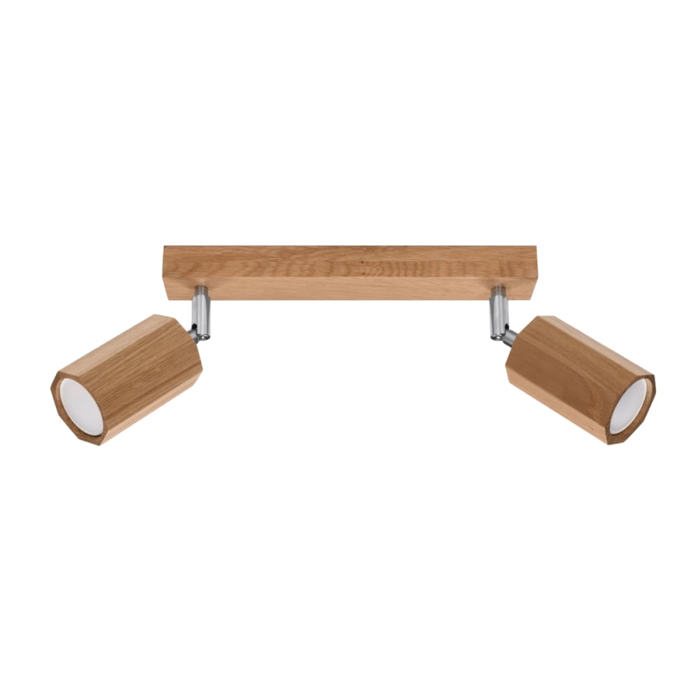 Lámpara de techo roble madera alt. 20 cm