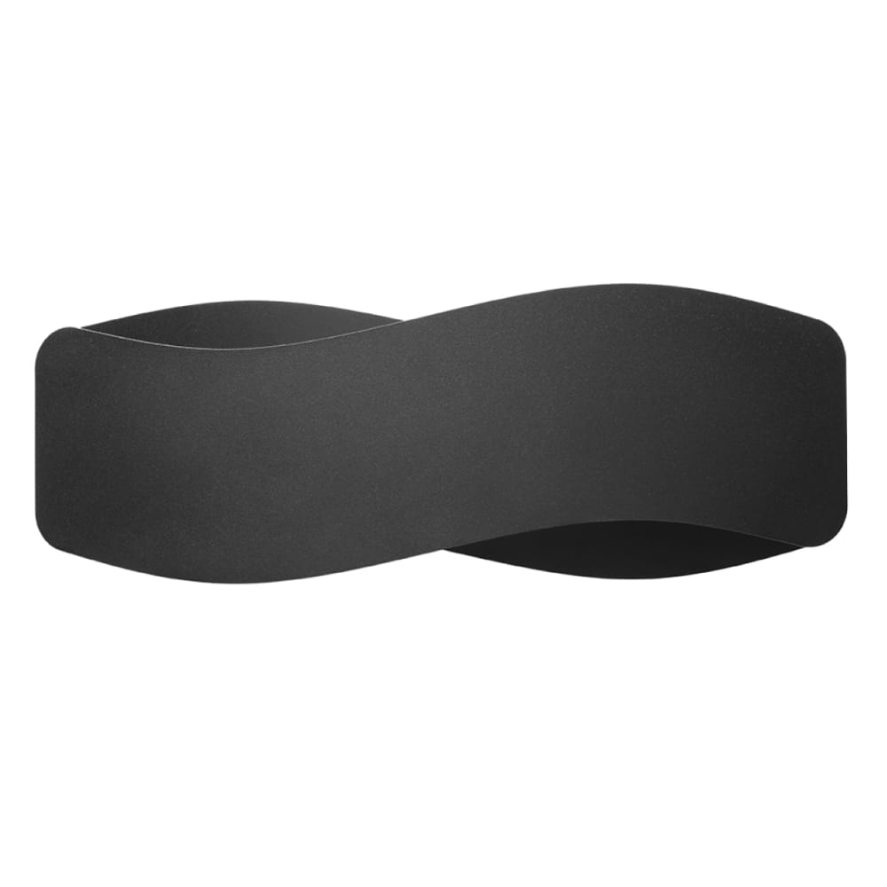 Applique acier noir H 15 cm