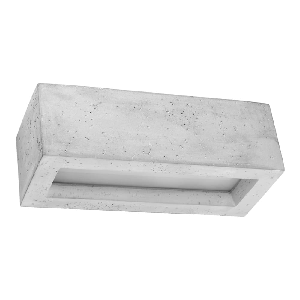 Sollux Lighting Wandlampen aus Beton/Glas in grau style classic chic - Beton