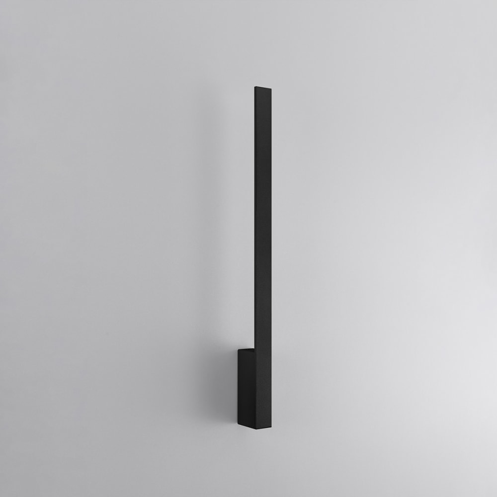 Wandleuchte aus Aluminium, Höhe 70 cm, schwarz - Maisons Du Monde