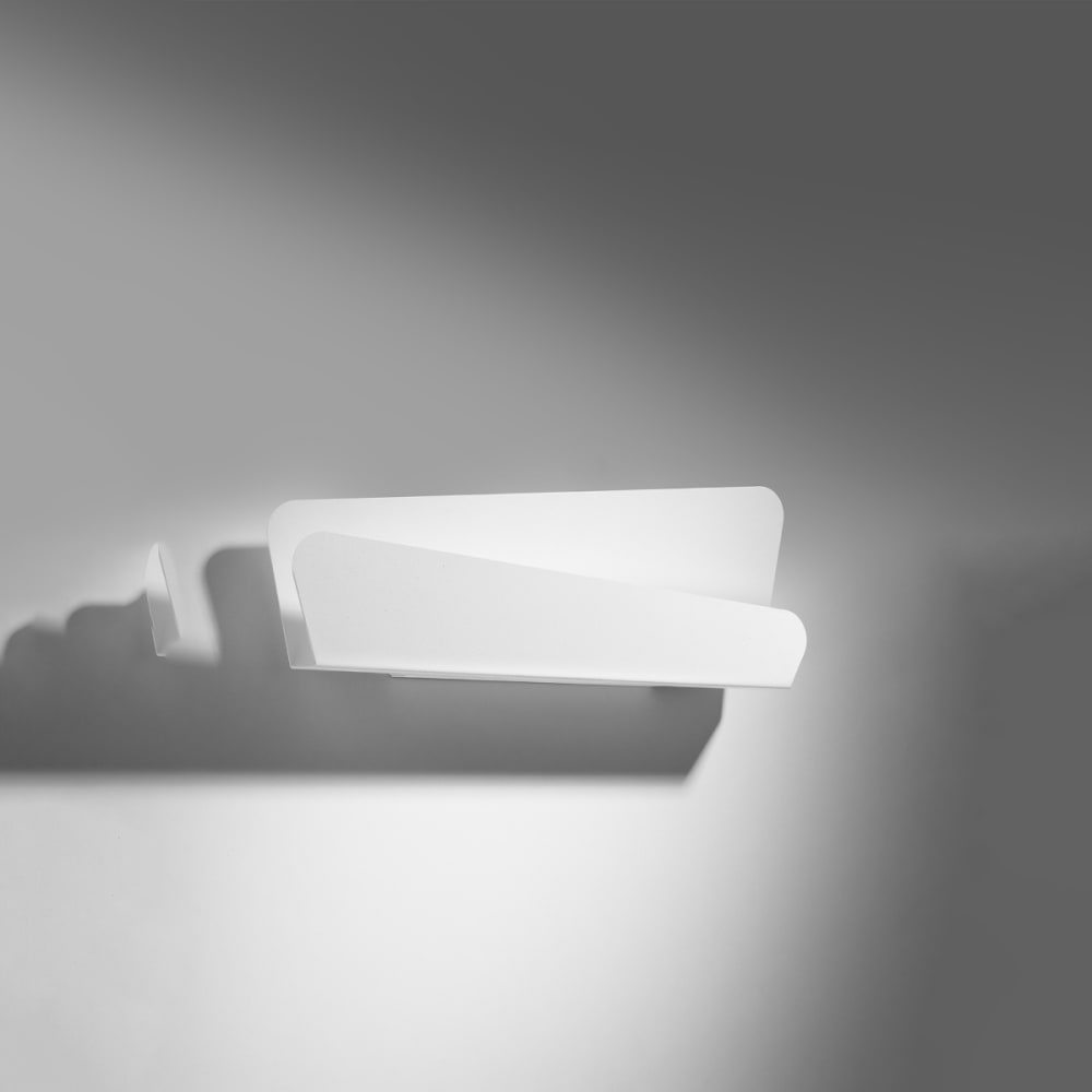 Lámpara de pared blanco acero alt. 15 cm - Maisons du Monde