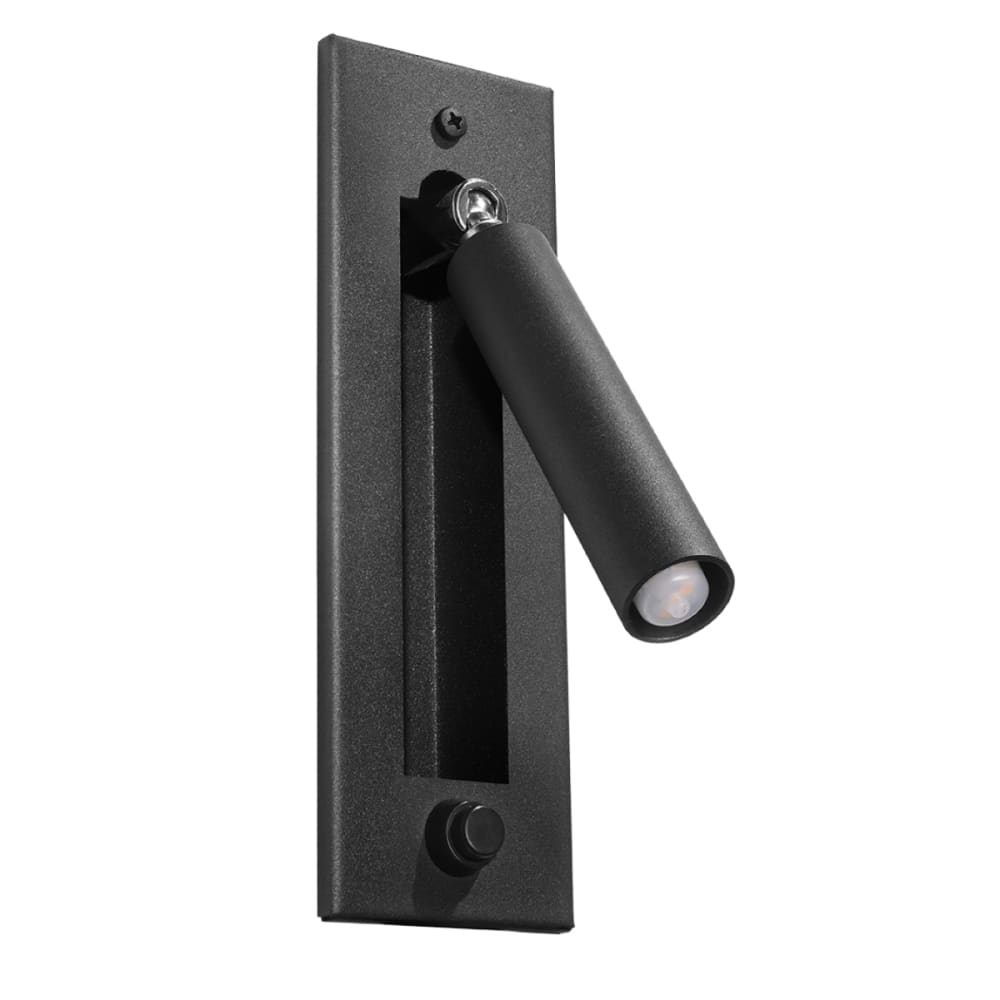Applique acier Noir G9