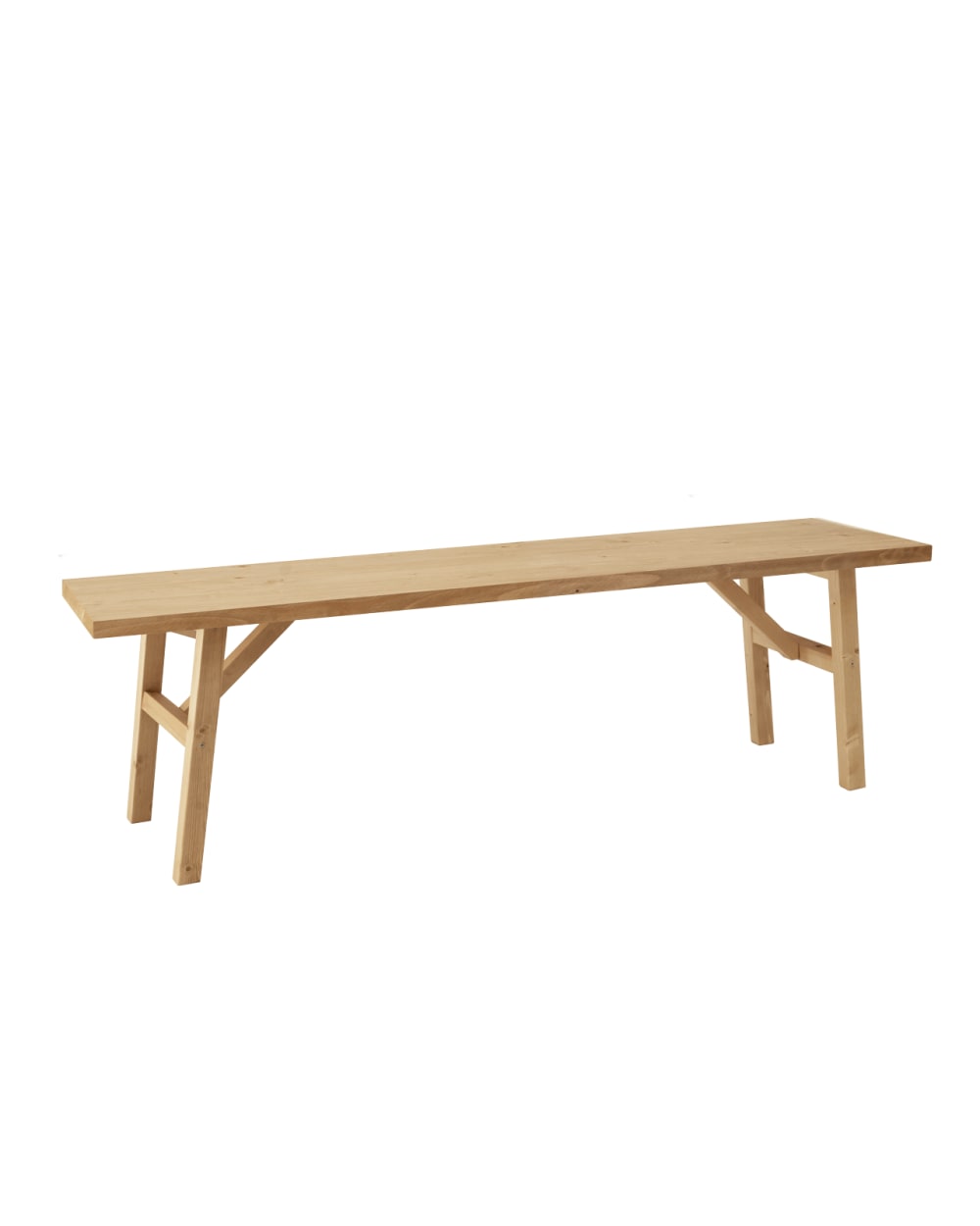 Banc en bois de sapin