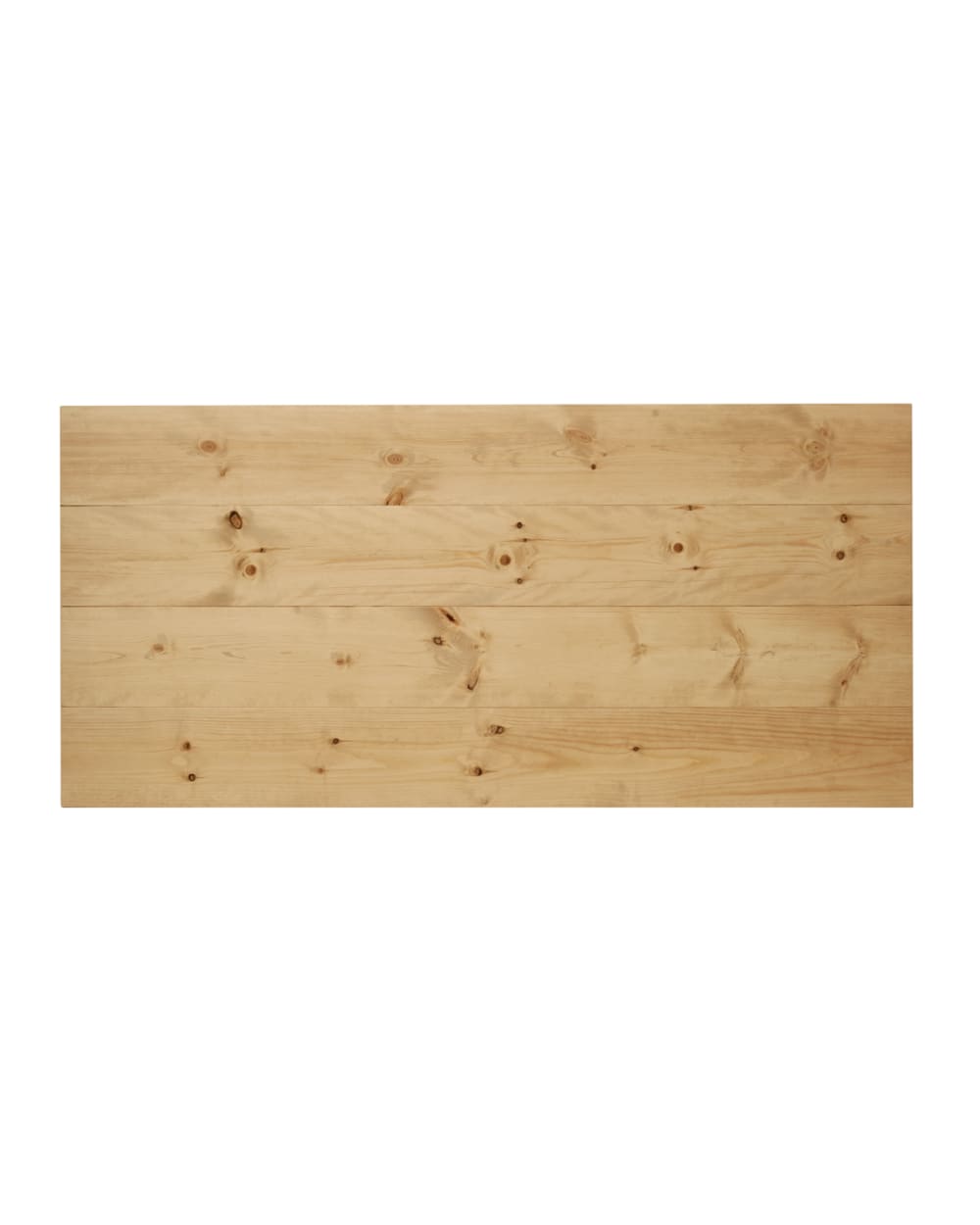Tête de lit en bois de pin marron 100x60cm