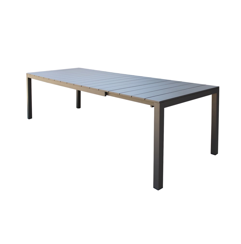 Tavolo in alluminio taupe 149x85x75.5 - Milani Home
