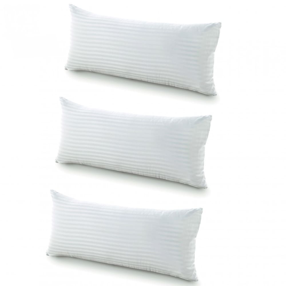 Almohadas pack 3 fibra tacto pluma 90cm