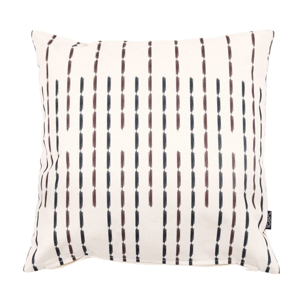 Coussin extérieur imprimé/bande 43x43