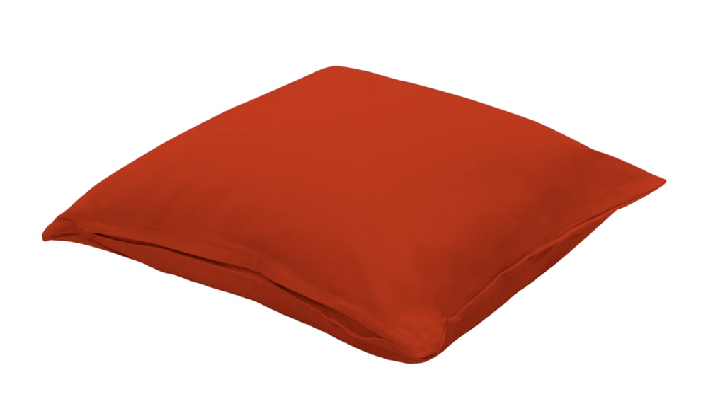 Coussin extérieur en coton terre cuite 60x60cm