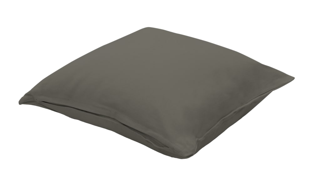 Coussin extérieur en coton gris 60x60cm