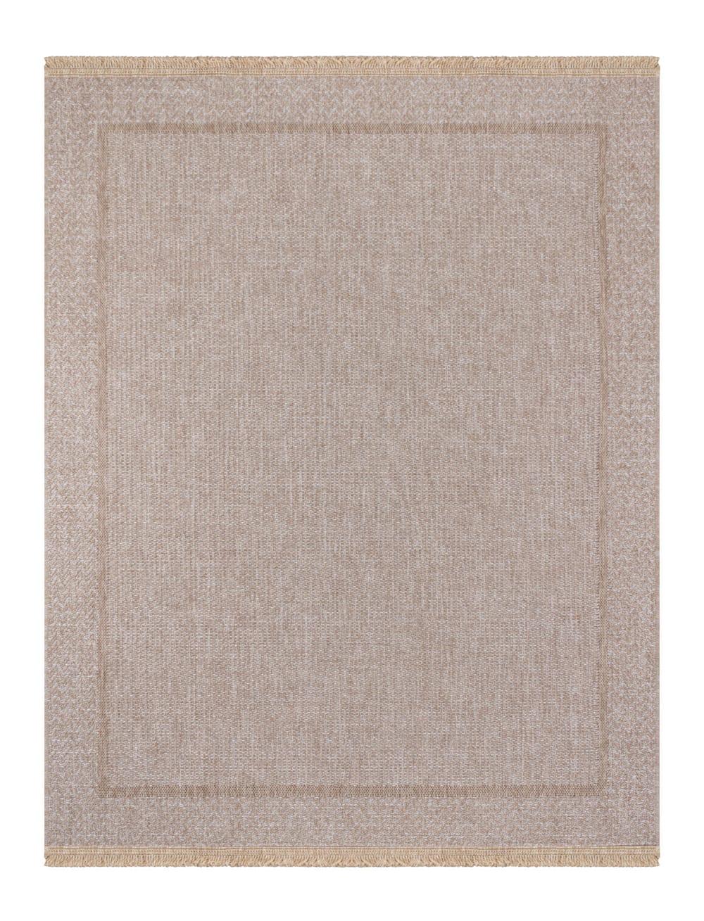 Tapis d'Extérieur/Intérieur Aspect Jute Beige 120x170