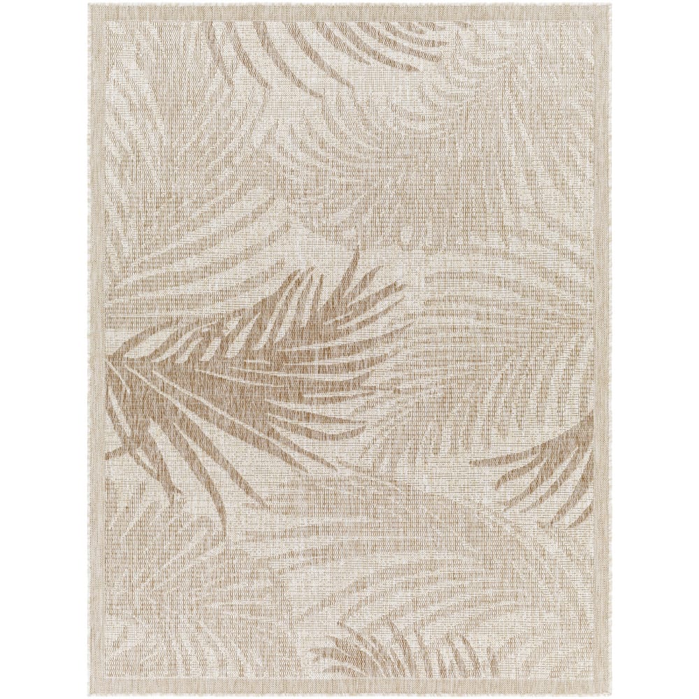 Tapis d'Extérieur/Intérieur Aspect Jute Beige/Ivoire 200x275