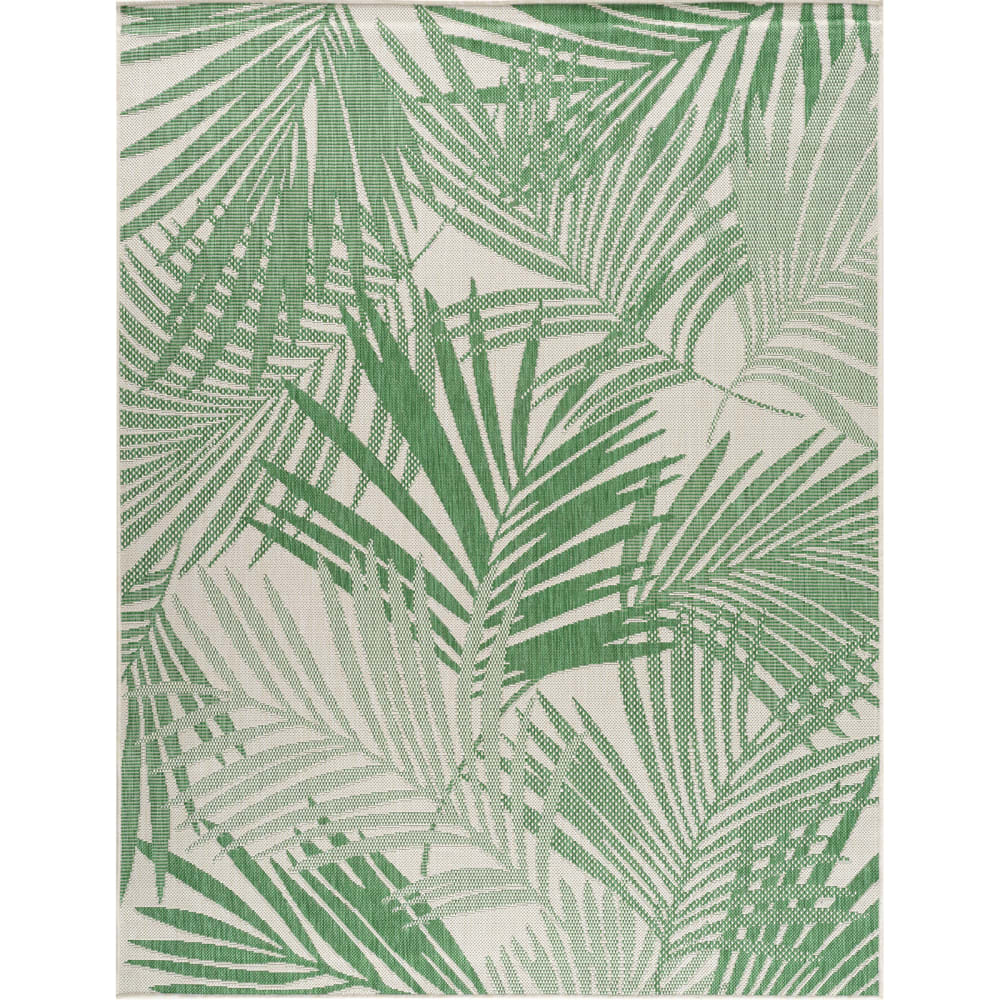Tapis d'Extérieur/Intérieur Vert/Ivoire 160x213