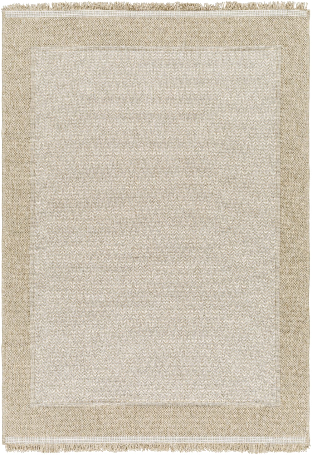 Tapis d'Extérieur/Intérieur Aspect Jute Beige 160x213