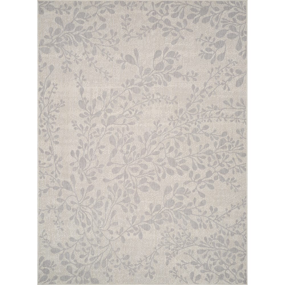Tapis d'Extérieur/Intérieur Ivoire/Gris 160x213