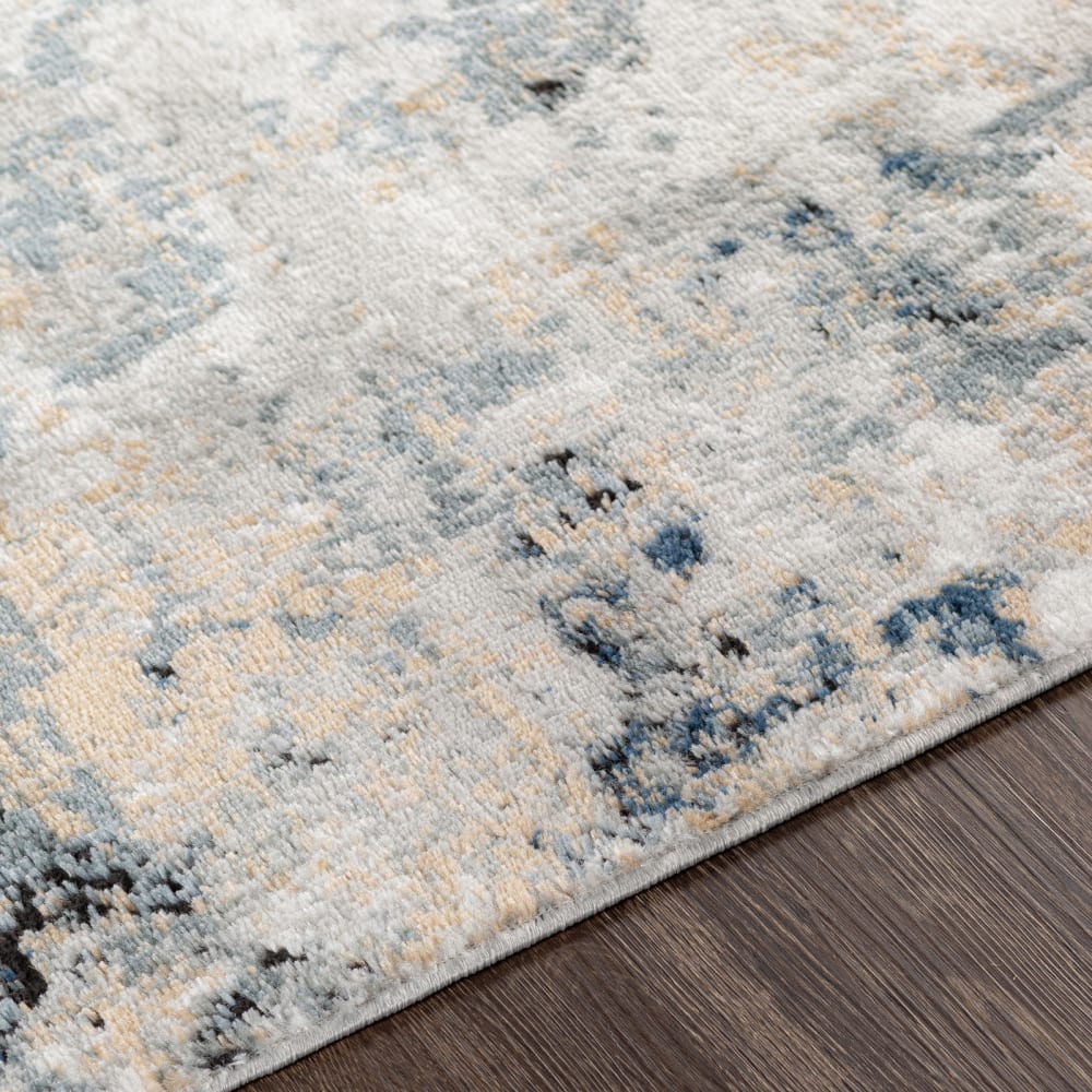 Tapis abstrait moderne multicolore/gris 200x275 — vue 4