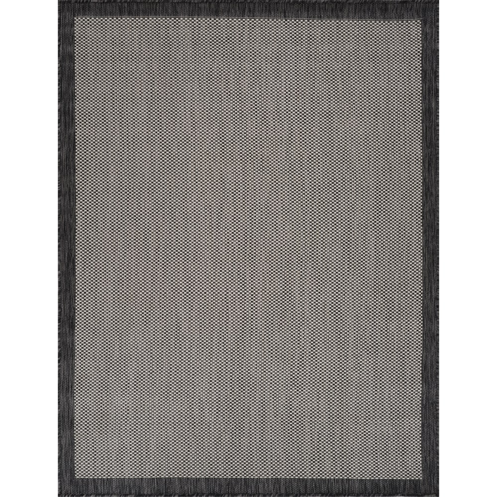 Tapis d'Extérieur/Intérieur Noir/Ivoire 160x213