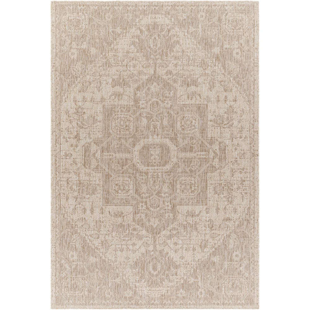 Tappeto esterno/interno aspetto di juta beige/avorio160x213 -