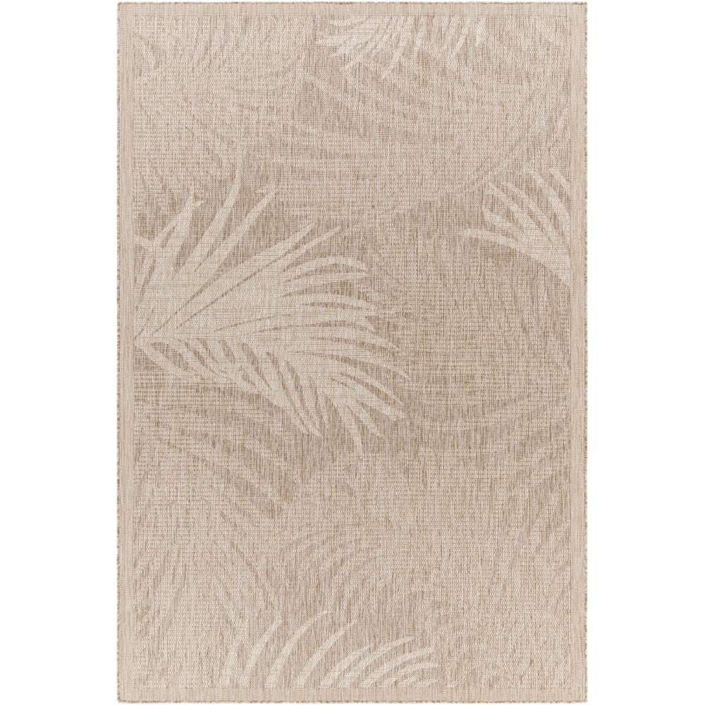 Tapis d'Extérieur/Intérieur Aspect Jute Beige/Ivoire 200x275