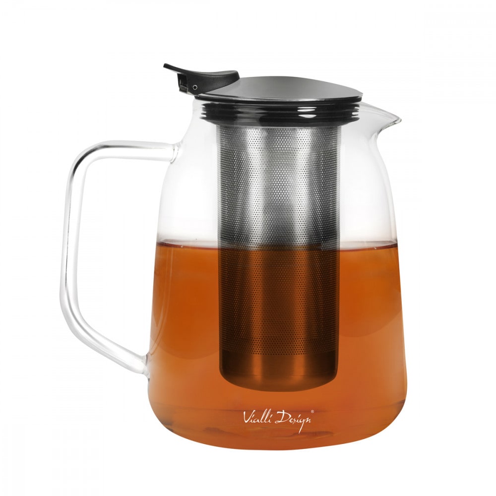Infuseur à thé 800ml en verre transparent