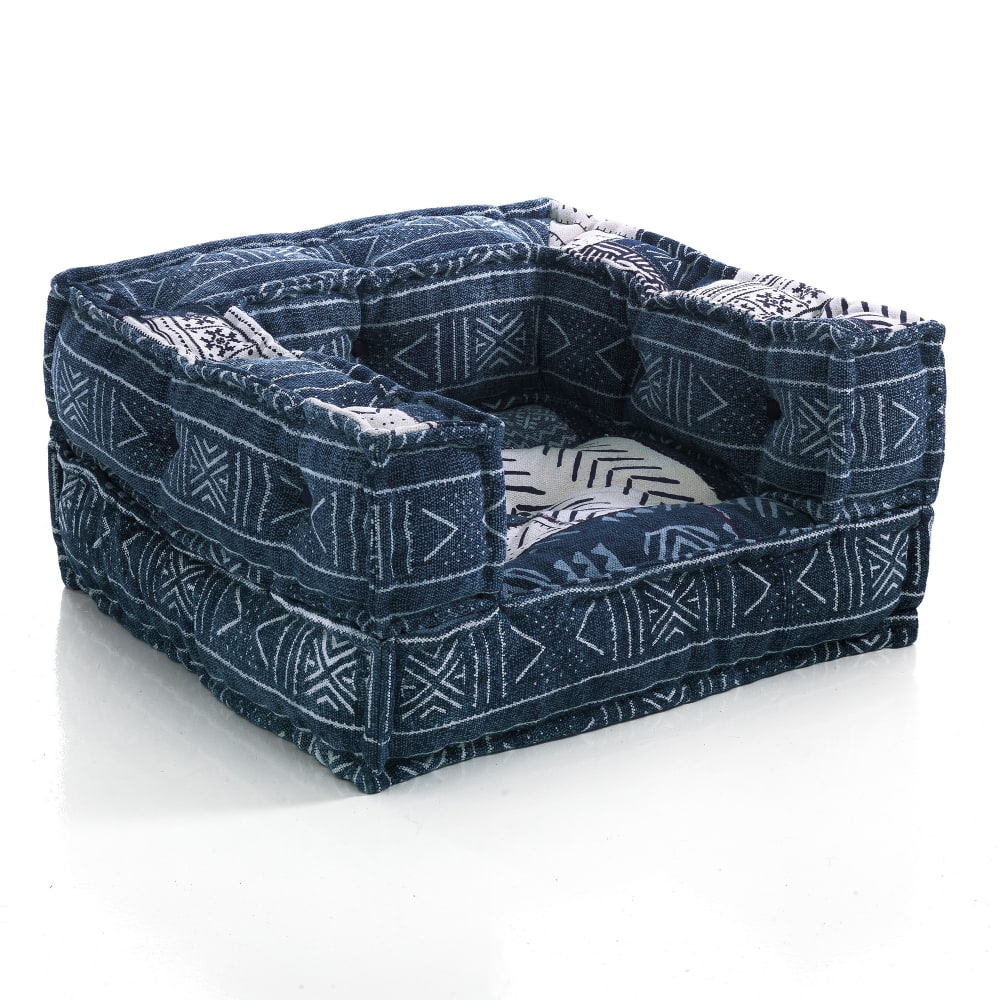Poltrona in cotone bianca cm. L.80 x p.80 x h.40 - ORESTELUCHETTA
