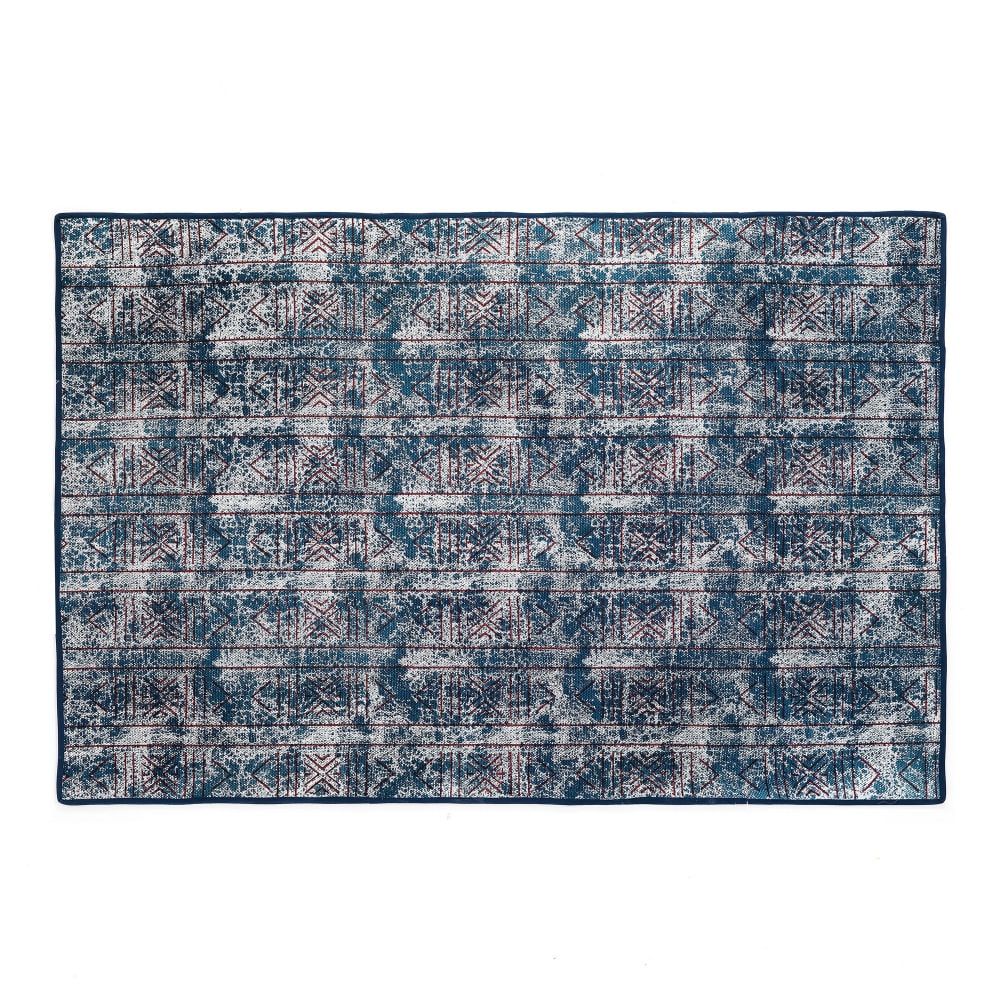 Tappeto in cotone 100% multicolore cm. L.120 x p.180 x h.0,2 - Cotone