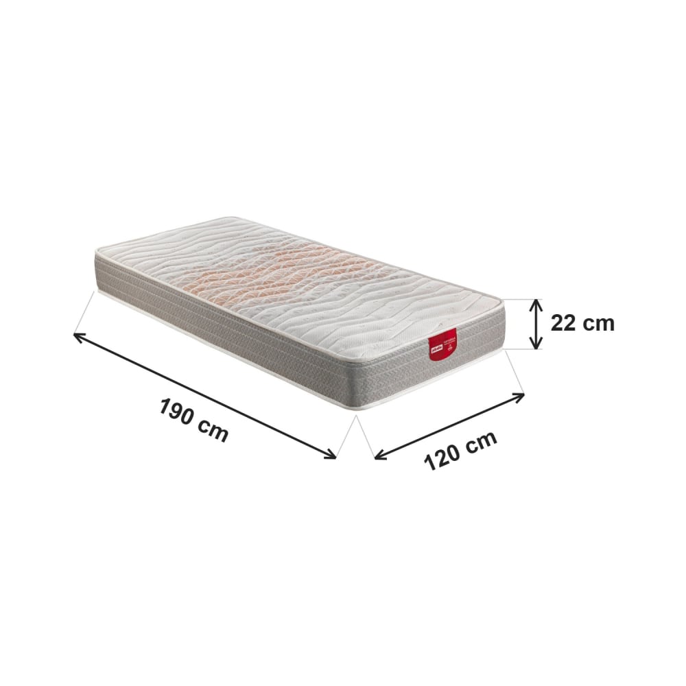 Matelas ressorts normablock mémoire de forme 120x190 22cm Matelas ressorts normablock mémoire de forme 120x190 22cm