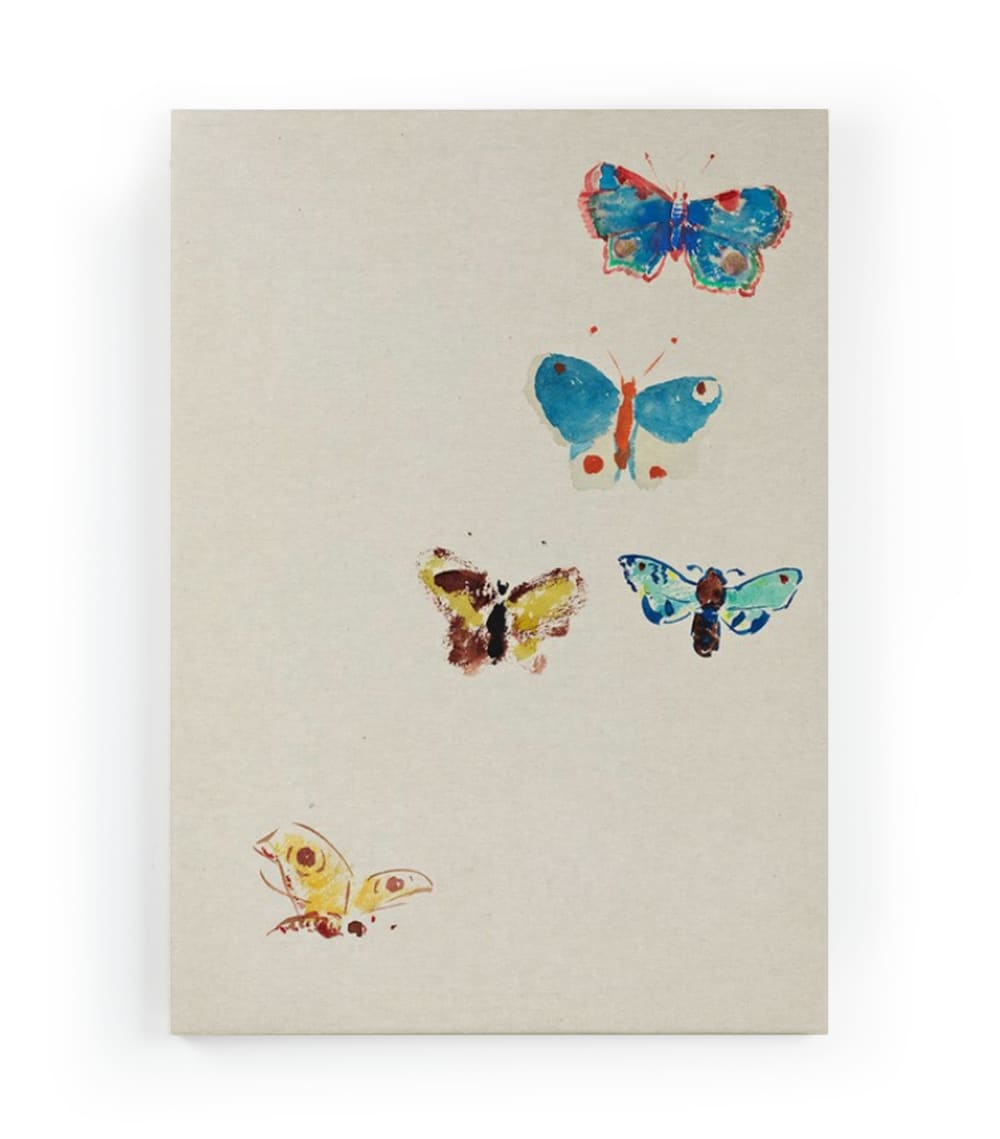 Tela 60x40 Stampa farfalle - Multicolore - PES - Poliestere