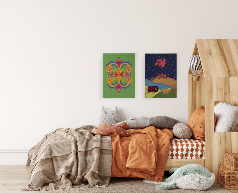 Lienzo 60x40 impresión Prima Maria paisaje - Maisons du Monde
