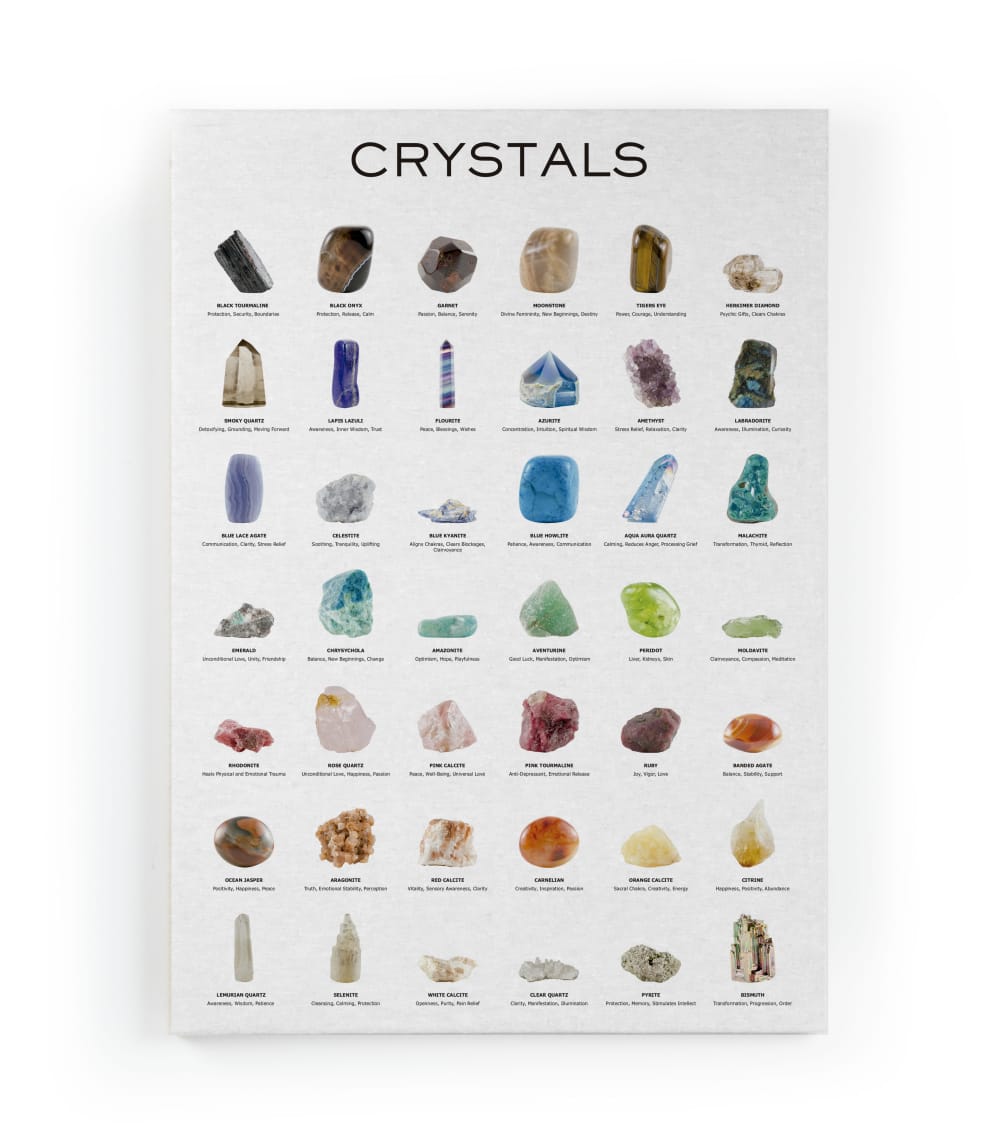 Lienzo 60x40 impresión Cristales