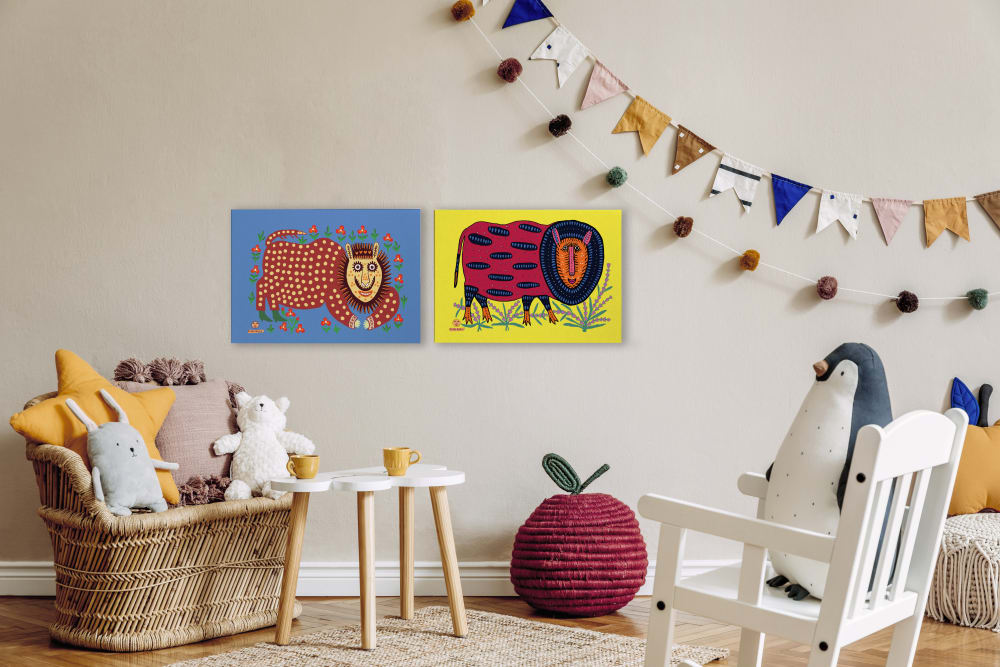 Lienzo 60x40 impresión Prima Maria - Maisons du Monde