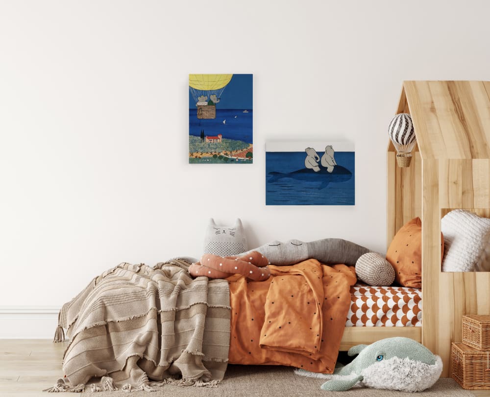 Lienzo 60x40 impresión Viaje en elefante - Maisons du Monde