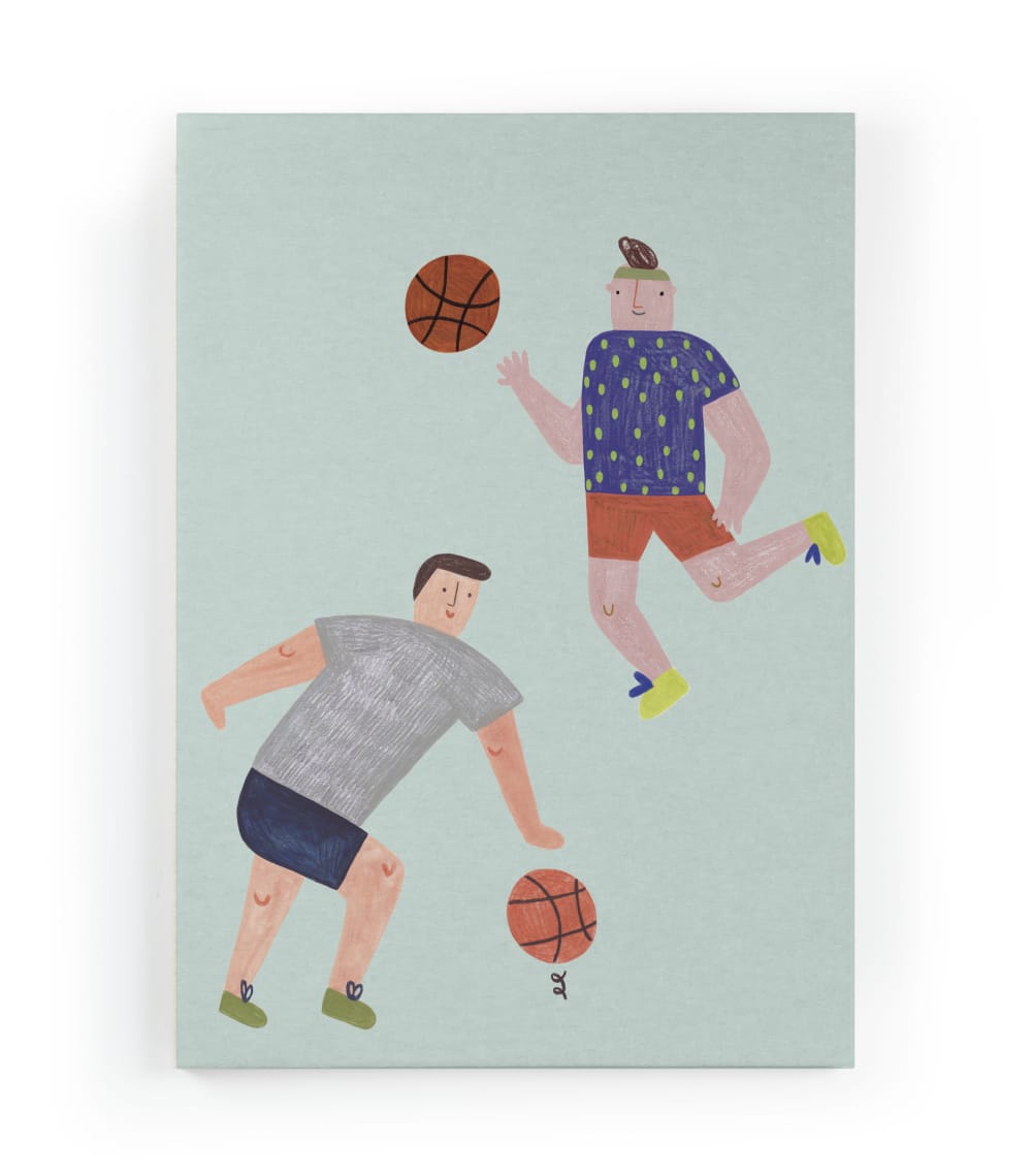Lienzo 60x40 impresión Baloncesto