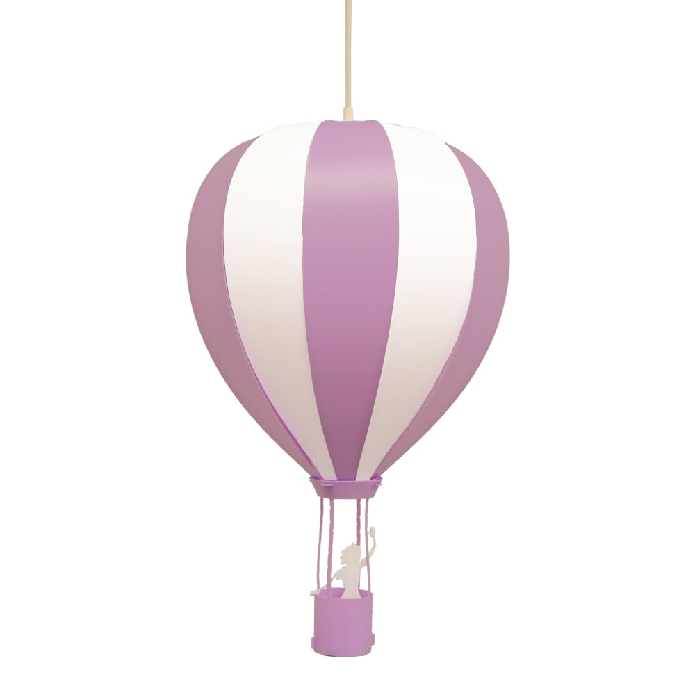 Suspension enfants Montgolfière Violette 46cm