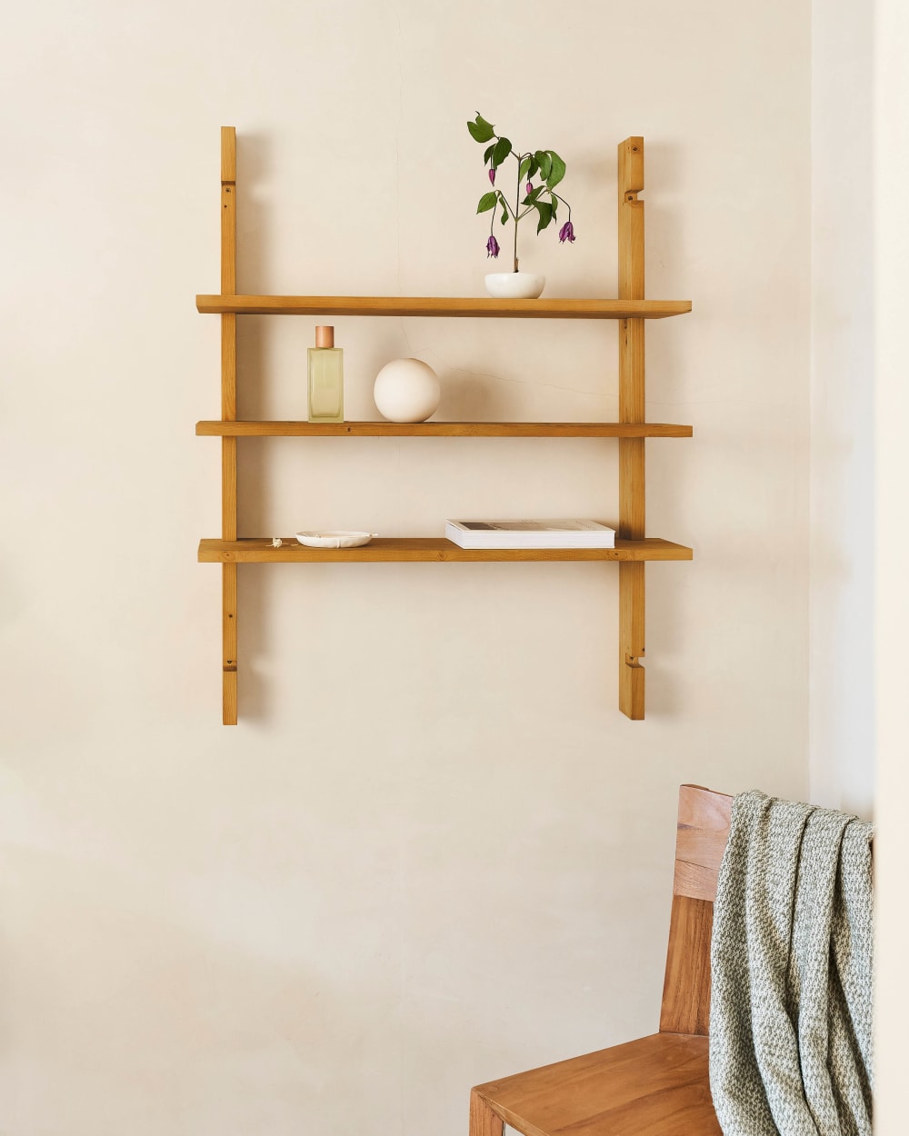 Scaffale modulare singolo marrone chiaro - Hannun