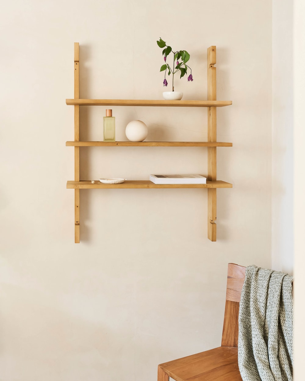 Scaffale modulare singolo naturale - Hannun