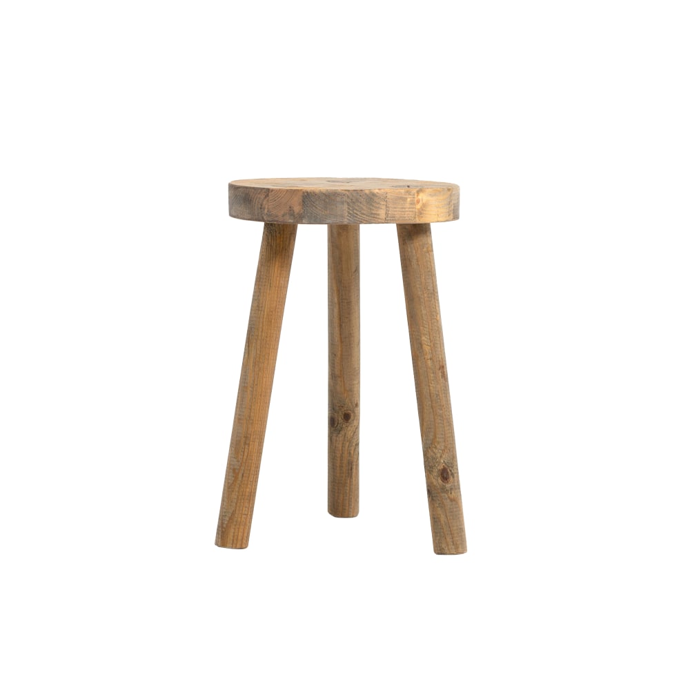 tabouret en bois  marron