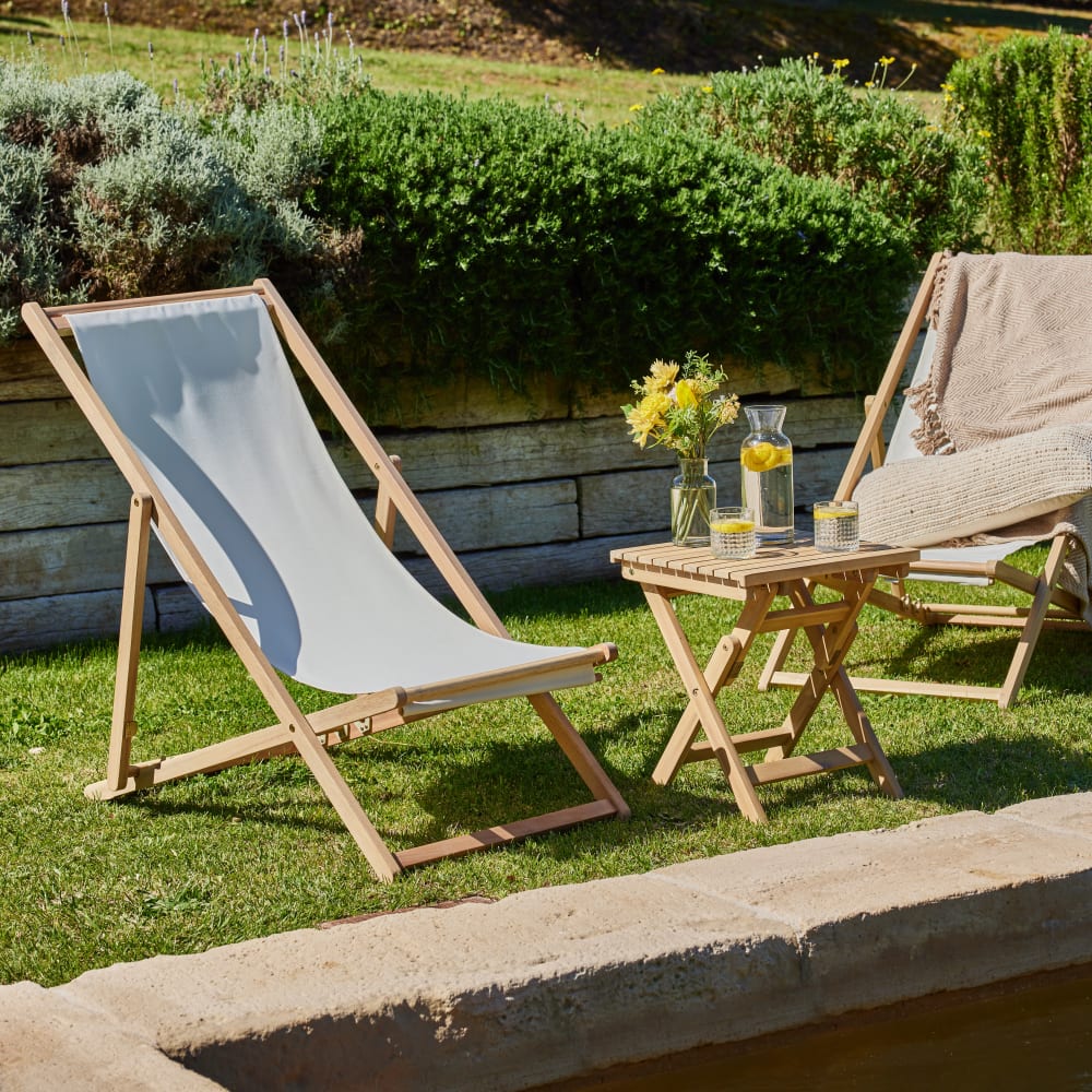 Set da giardino 2 amache e tavolino 40x40 - Defora Home
