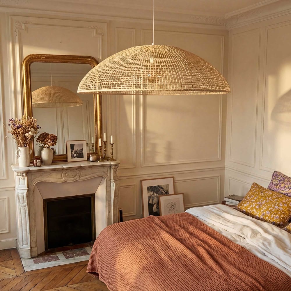 Suspension en rotin tressé naturel - Maisons du Monde