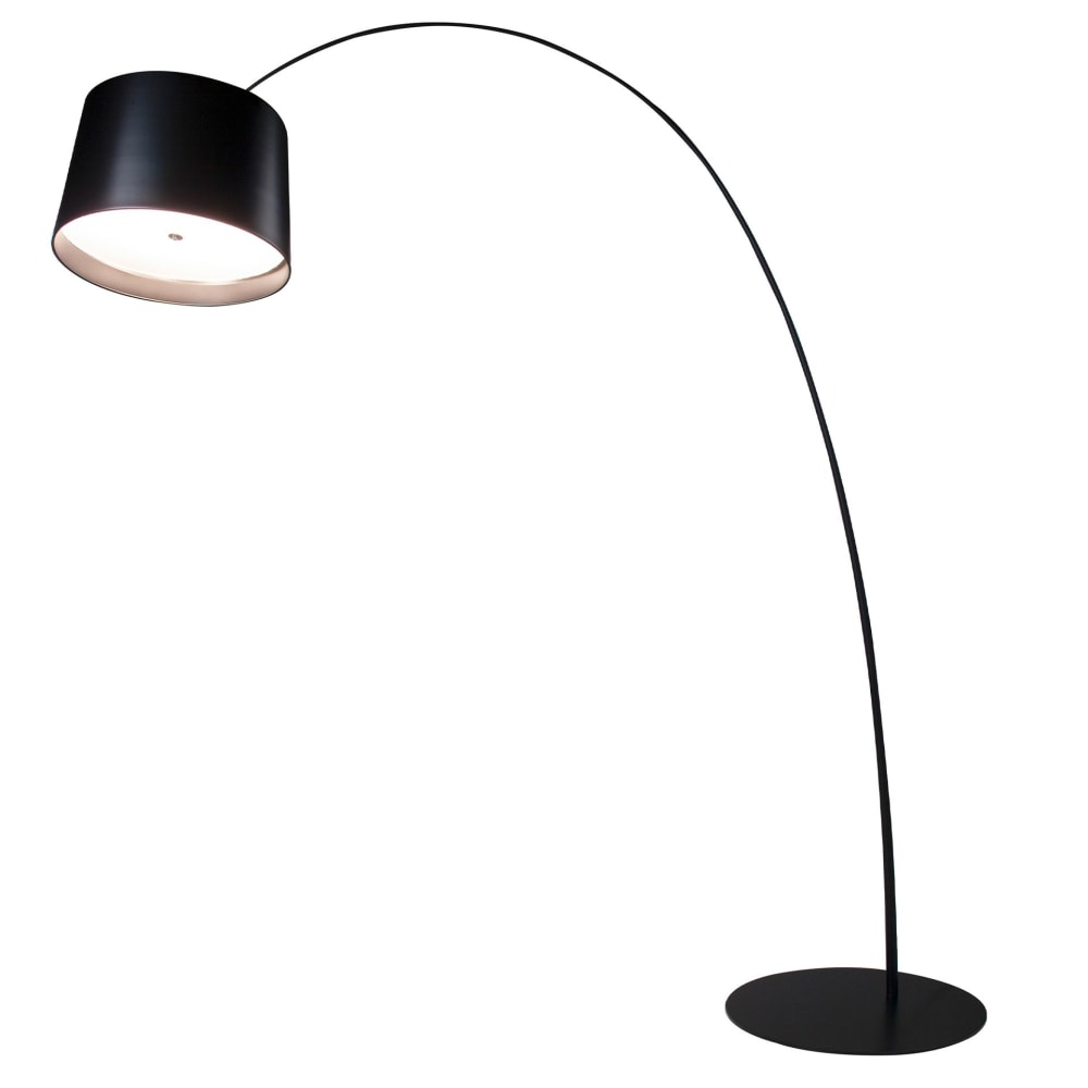 Lampadaire réglable en acier noir — vue 4