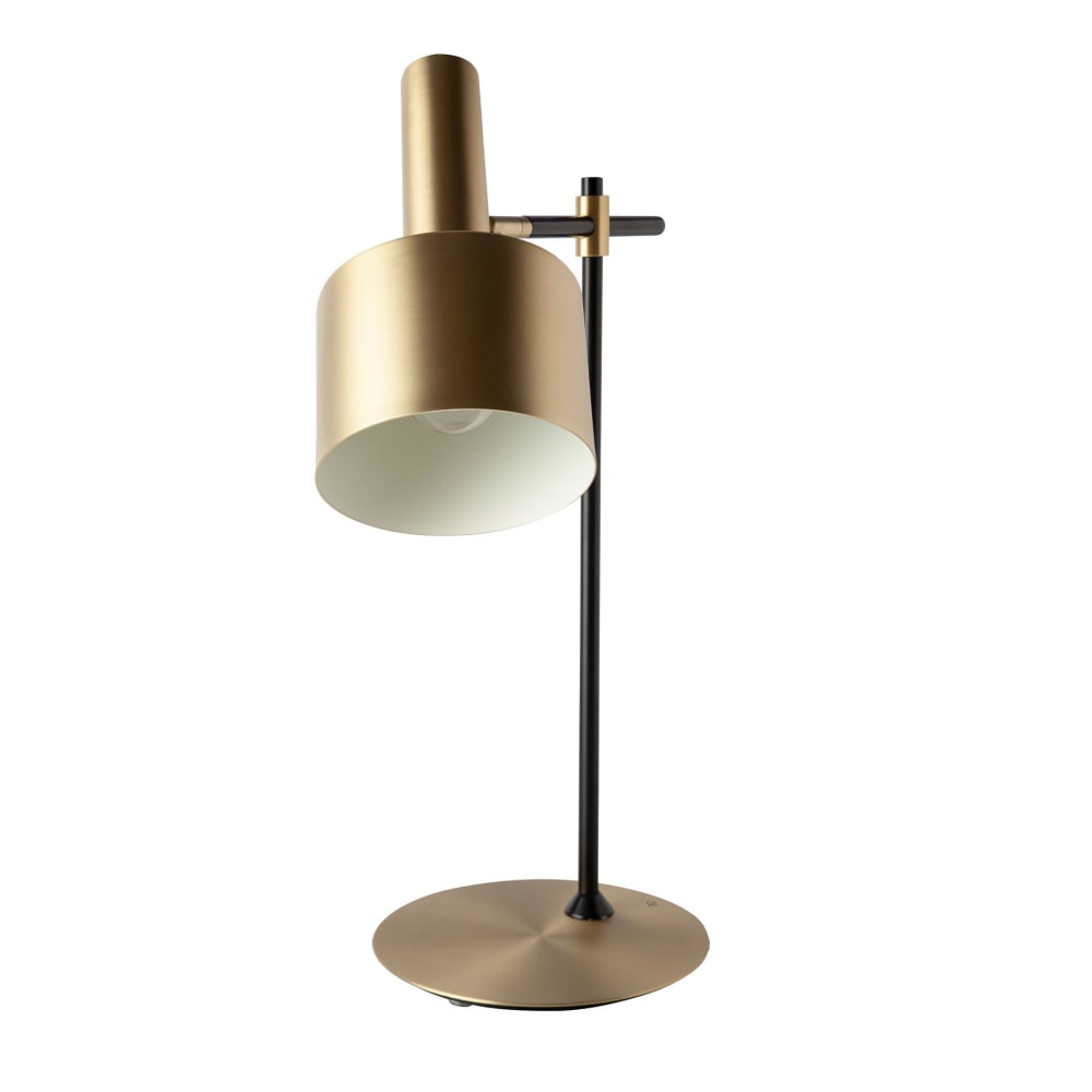 Lampe à poser en aluminium doré et noir — vue 4