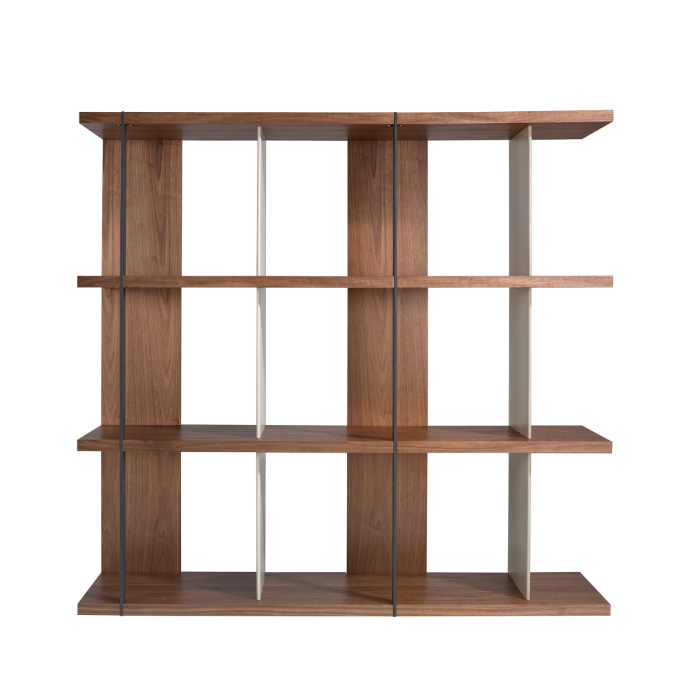 Regal in Nussbaumholz und schwarzem Stahl - Maisons Du Monde
