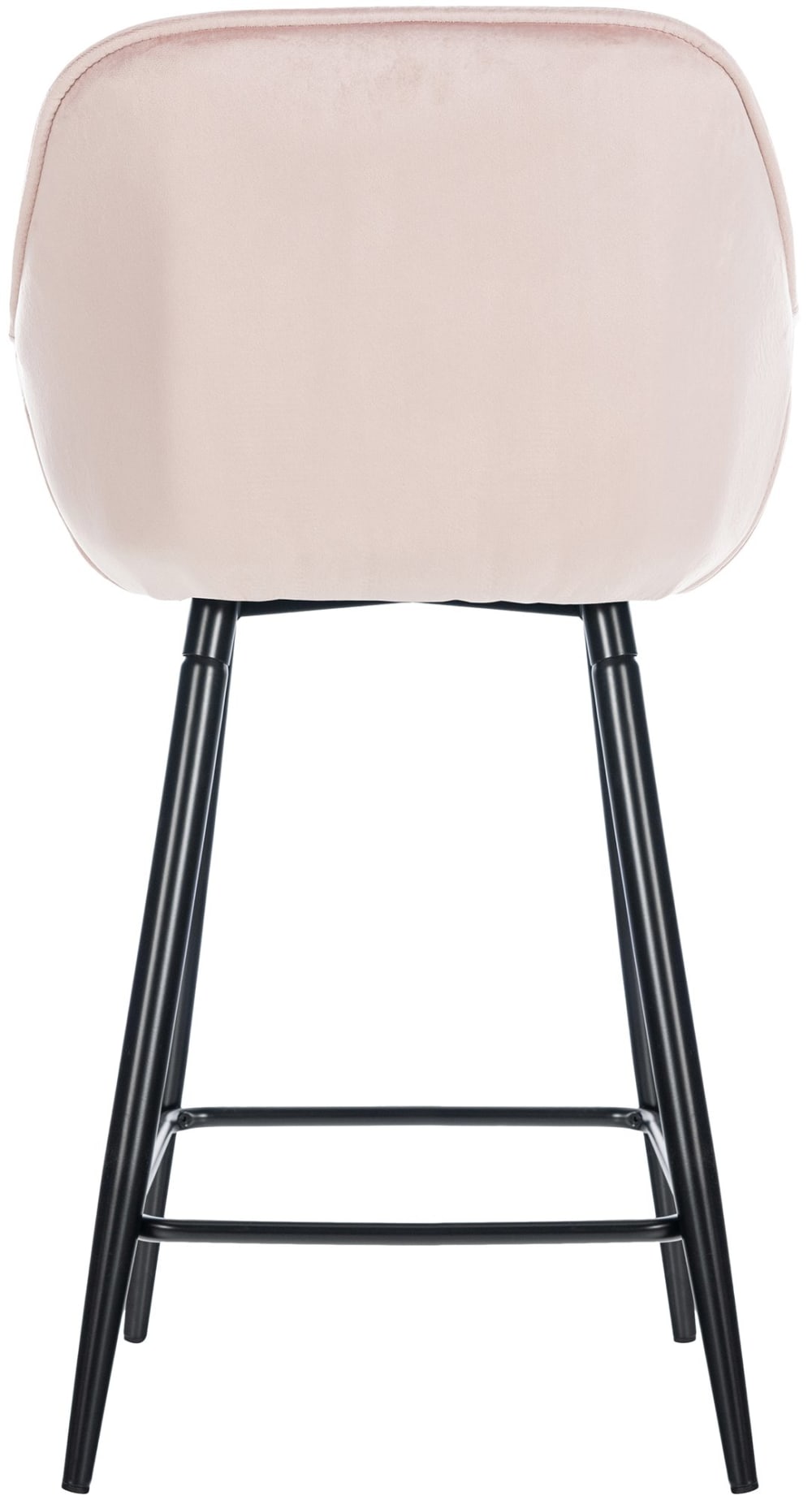 Lot de 2 tabourets de bar avec accoudoirs samt rose
